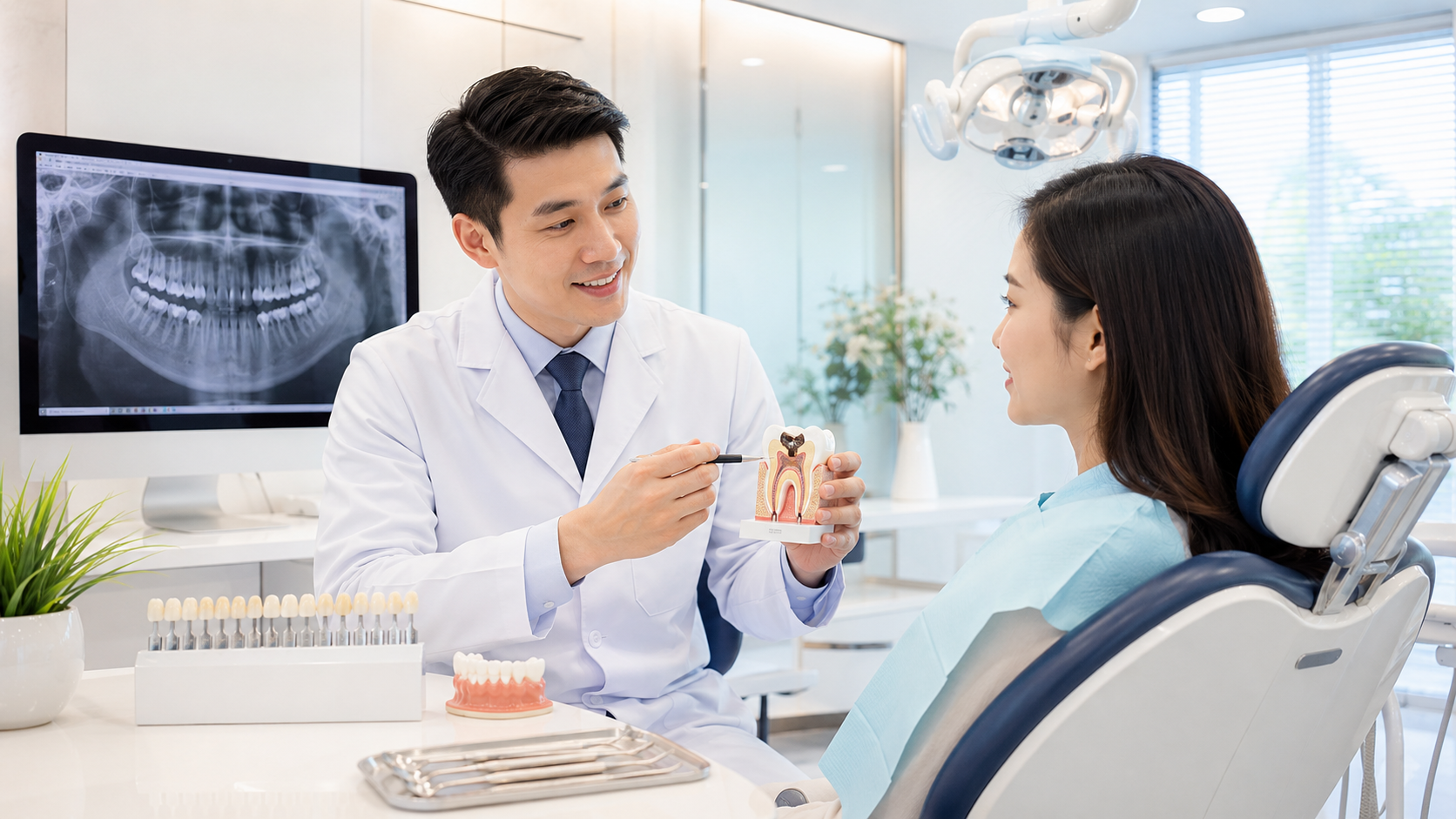 Dịch vụ trám răng tại Nha Khoa Thiện Tâm
