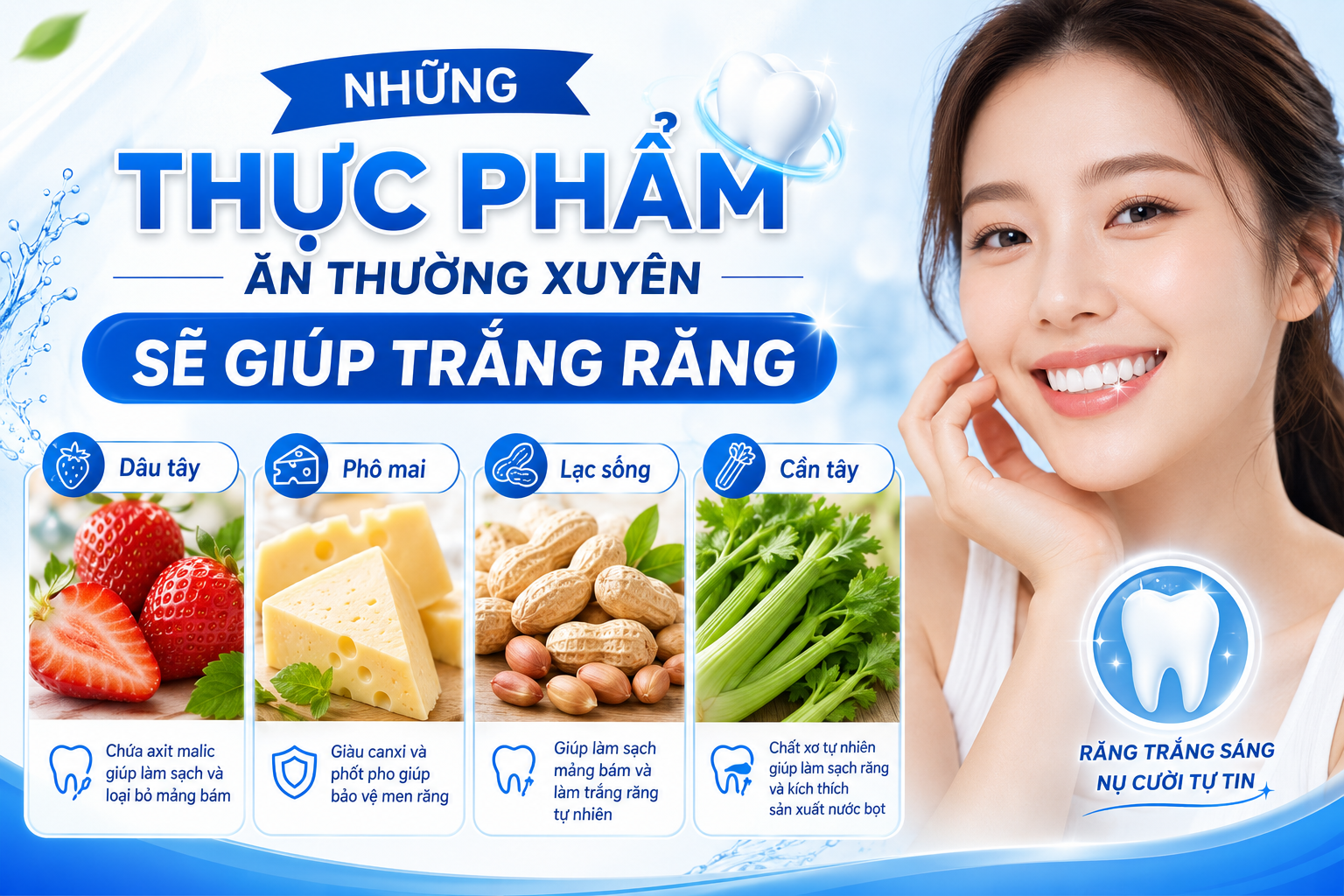 Những thực phẩm tốt để bảo vệ răng miệng